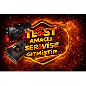 Resim Asus Dual Radeon Rx 6750 Xt Oc 12GB Gddr6 192BIT Amd Gamin (Oyuncu) Ekran Kartı 