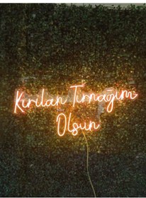 Resim Kırılan Tırnağım Olsun Kuaför Güzellik Merkezi Neon Led Tabela 
