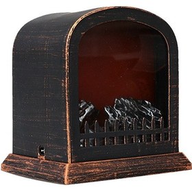Resim Padalink Retro Stille Led Ateş Efekti Şömine Lambası - Ev Bahçe Dekorasyonu, Isı Üretmeyen, Taşınabilir Dekoratif Alet Tip B Diğer 