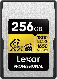 Resim Lexar Gold Serisi Profesyonel 256GB CFexpress 4.0 Tip-A Hafıza Kartı 