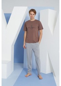 Resim Kly 2104 Yaka Pijama Takım 001 