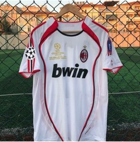 Resim jabuka A.c Milan 2007 Andriy Shevchenko Özel Nostalji Forması (BEYAZ) 