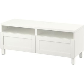 Resim Tv Sehpası, Beyaz, 120x40x48 Cm, Hanvıken, Stubbarp Beyaz 