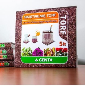 Resim Cocopeat Organik Sıkıştırılmış Torf 5 Lt 
