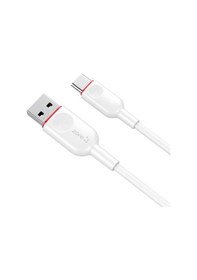 Resim Goocamp Beyaz Zcl-03 Type-c Usb Kablo 