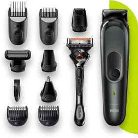 Resim Braun Mgk 7321 Erkek Bakım Kiti 10’u 1 Arada Şekillendirici Gillette Hediye 