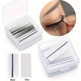 Resim 40'lı Paket Hipoalerjenik Kendinden Yapışkan Kirpik Şeritleri - Tutkal Gerekmez, Hassas Açık Bej Sahte Kirpikler için Yeniden Kullanılabilir Alternatif, Günlük Kullanım İçin Kolay Uygulamalı Cilt Dostu Makyaj | Göz Alıcı Görünüm Artırımı, Kirpikler için Tutkal 