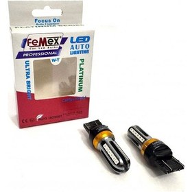 Resim Femex Platinum Tek Duy/çift Duy T20 Non-direction 7440/7443 15w Kırmızı 