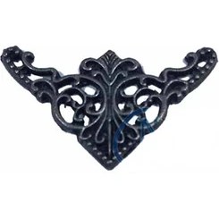 Resim Dekoratif Köşe Süsü, Köşelik - Küçük, 19X34MM, Eskitme, 100 Adet 