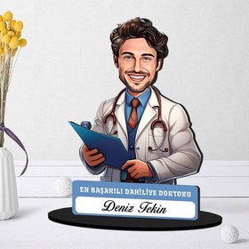 Resim En Başarılı Erkek Dahiliye Doktoru Karikatürlü Biblo 