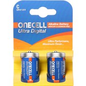 Resim Onecell LR14 1.5 V Ultra Dijital Alkalin C Boy Pil 2'li 