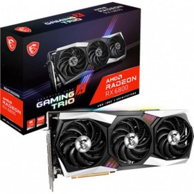 Resim MSI VGA Radeon RX 6800 Gaming X Trio OC 16GB 256Bit GDDR6 PCI-Express 4.0 Ekran Kartı (Kutusu açık ürün) 