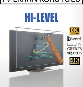 Resim TVSAFENOW Hi Level 88'' Inç 223 Ekran Televizyonlar Için Uyumlu Tv Ekran Koruyucu 