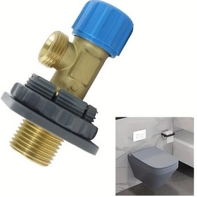 Resim Cloud011 Universal Pirinç Köşe Su Dolum Vanası 3/4 Bsp Diş Bahçe Sulama Sistemi 