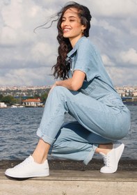 Resim Jump 15306 Zenne Kadın Günlük Spor Ayakkabı E - Full Beyaz | Orjinal 