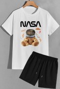 Resim Trend Sizde Unisex Nasa Şort T-shirt Eşofman Takımı 