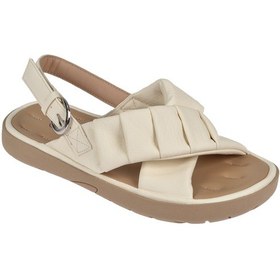 Resim Guja Esnek Tabanlı Yumuşak Kadın Sandalet Gj-26y461 Bej Bej 