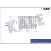 Resim KALE 350105 EVAPORATÖR 5×5 