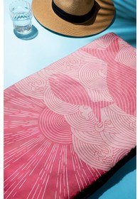 Resim Dijital Baskı Plaj Deniz Havlusu Balık Desenli Peştamal Hvl0069 Renkli 