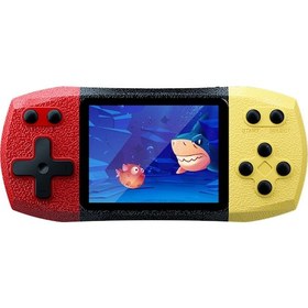 Resim Vkemall G620 El Tipi Oyun Konsolu 3.0 İnç Renkli Ekran 620 Eski Oyun Av Bağlantı Desteği Kumanda İle Kırmızı-sarı 