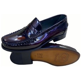 Resim Erkek Loafer Bordo Açma Deri İçi Deri Kösele Taban Sula Bordo 