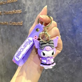 Resim Baijiafu2 Yeni Çizgi Film Animasyon Stitch Serisi Yumuşak Kauçuk Anahtarlık Bebek Çantası Kolye Anahtarlık Küçük Hediye (Yurt Dışından) 