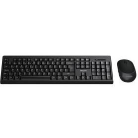 Resim PHILIPS SPT6324B, Siyah, Türkçe Q, 2.4Ghz Kablosuz, Klavye Mouse Set 