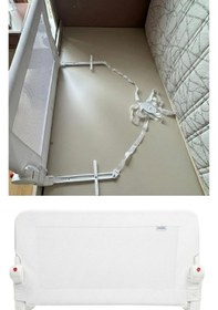 Resim Wellgro Littles 83 48 CM Yatak Bariyeri, Çocuk Yatak Korkuluğu Beyaz 