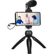 Resim Puluz Live Broadcast Video Çekim Vlogger Kitleri Siyah (Yurt Dışından) 