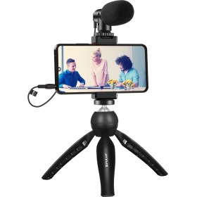 Resim Puluz Live Broadcast Video Çekim Vlogger Kitleri Siyah (Yurt Dışından) 