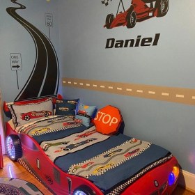 Resim İnegöl'den Eve İnegölden Eve Bmv - Arabalı Yatak, Araba Karyola - M8 Serisi - Full Işıklı, Kumandalı, Sesli 