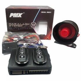 Resim PMX 12v Oto Alarmı (4 Tuşlu) 