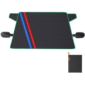 Resim Kış Dış Mekan Araç Ön Camı Kar Buz Kalkanı Su Geçirmez Koruyucuyu Kalınlaştırır, Özellik: Ön Kapak 