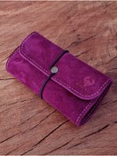 Resim English Leather Küçük Tütün Kesesi Cüzdan Tütün Çantası %100 Gerçek Deri Süet Deri 