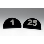 Resim FIDIL PASTACILIK MASA NUMARASI AKRİLİK 1 İLE 25 ARASI 10 X H: 5 cm 