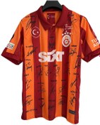 Resim Alaturka Mix GALATASARAY 100. YIL İSİMSİZ İMZALI KIRMIZI YETİŞKİN FORMASI 