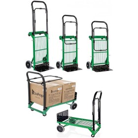 Resim Stilmax Yükselik Ayarlı Koli Yük Paket Taşıma Arabası 100kg 