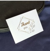 Resim 100 Adet Düğün Nimet Kartı Teşekkür Mesajı Hediye Dekorasyon Kartı Bronzlaştırıcı Çiçek Tebrik Kartı Teşekkür Ederim Beyaz 