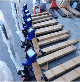 Resim İMMAX Neck Transpalet Baskül 3 Ton Döküm Pompa Şarjlı 