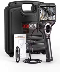 Resim anesok S50 720° Oynar Başlı 6mm Tek Lens Su Geçirmez 1 Metre Yarı Sert Kablo Endoskop Kamera 