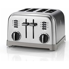 Resim CPT180E 4 Hazneli Inox Ekmek Kızartma Makinesi Cuisinart