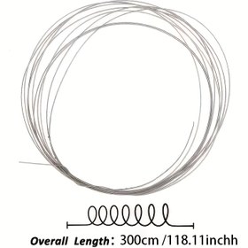 Resim 3.0 metre X 0.03 cm - Yüksek Hassasiyetli Elmas Kesme Hattı - El Yapımı Gümüş Kesme Hattı, Jade ve Taş Elmas Kesme Hattı için Uygun 
