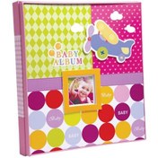 Resim ACR 10x15cm Pencereli Bebek Albümü 180'lik (Pembe Kutu) 
