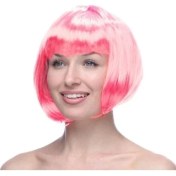 Resim Pembe Renk Peruk Küt Saç 