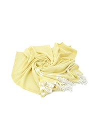 Resim Sarı Pamuk Bambu Peştemal 