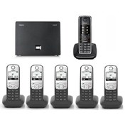 Resim Gigaset Analog & Ip 6 Dahili Dect Telsiz Kablosuz Telefon Santrali C530-A690 