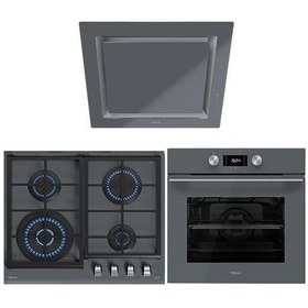 Resim Teka HLB 8400 - GZC 64320 XB - DLV 68660 ST Ankastre Set Gri 