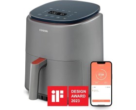 Resim Allians 3.8l Cosori Lite Smart Air Fritöz 1500W 7 Programlı Sıcak Hava Fritözü 