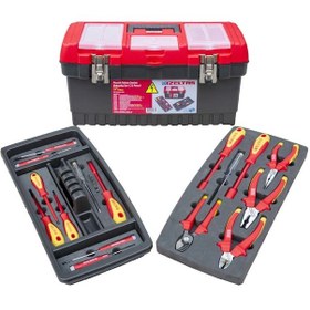 Resim İzeltaş 8440 19" Plastik Takım Çantası Elektrikçi Set 23 Parça - 8440001023 
