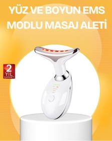 Resim 7 Renk Led Işık Terapili Cilt Bakım Cihazı Usb Şarjlı 
